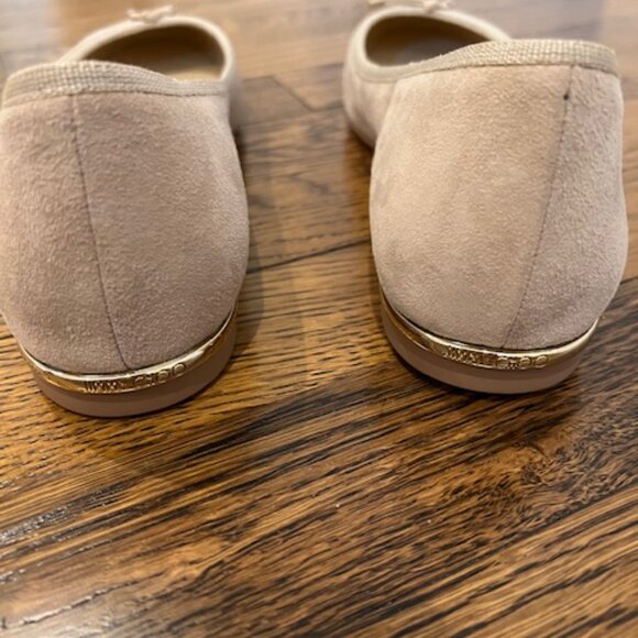 Jimmy Choo Light Pink Suede Ballet Flat - Picture 2 of 5